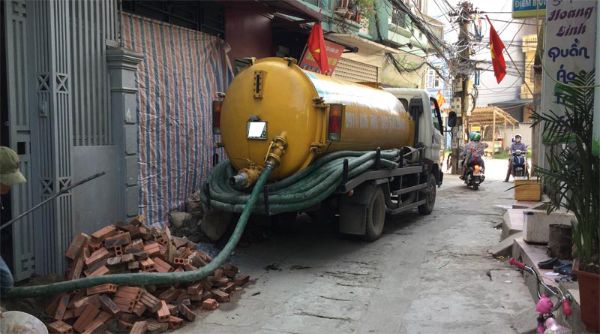 Dịch vụ hút hầm cầu Hai Ngọc sử dụng máy móc hiện đại