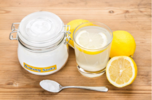 Sử dụng baking soda với giấm