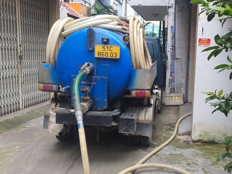 dịch vụ hút hầm cầu tại xã Quy Đức