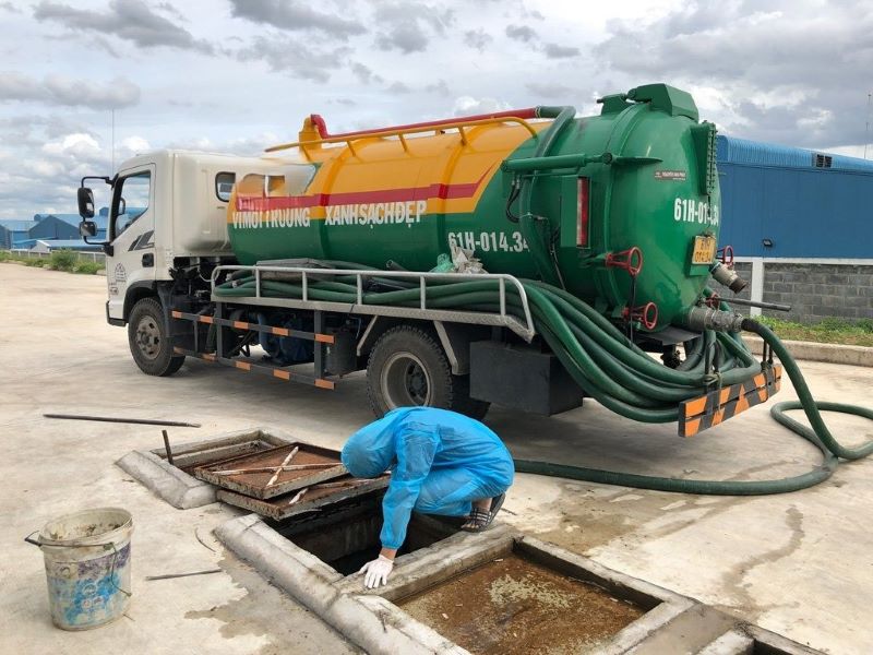 Dịch vụ hút hầm cầu xã Phong Phú
