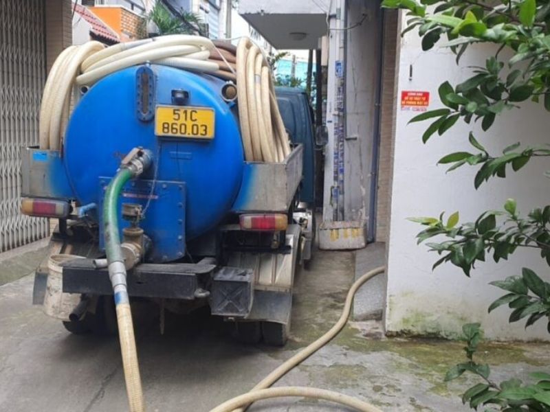 hút hầm cầu tại xã Vĩnh Lộc A huyện Bình Chánh