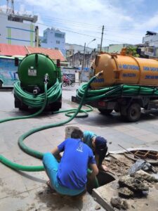 bảo dưỡng hệ thống hầm cầu