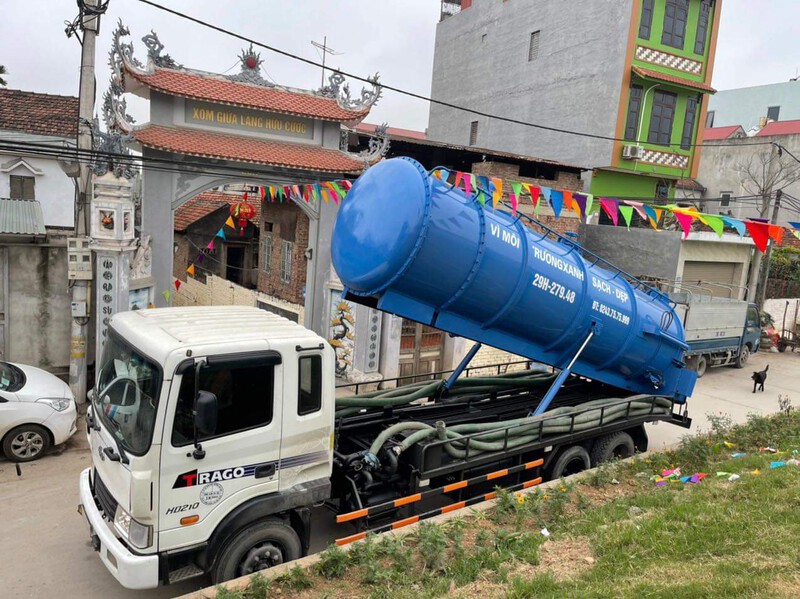 Quy trình hút hầm cầu chuyên nghiệp tại Bình Phú