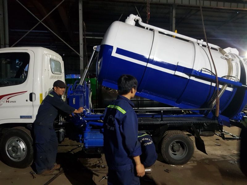 Hút hầm cầu Xã Tân Vĩnh Lộc - Huyện Bình Chánh